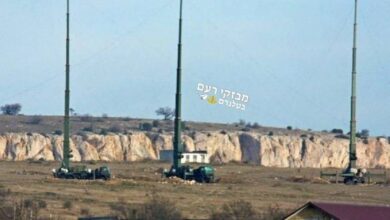 تصویر از هواپیمای نظامی روسیه حامل دکل های جنگال بوده